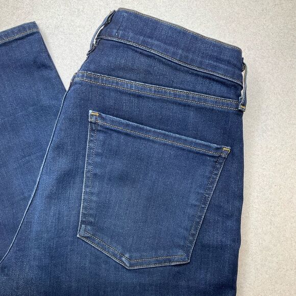 Agolde Sophie High Rise Skinny Crop 27 Amour Vert Lapis - Picture 3 of 7